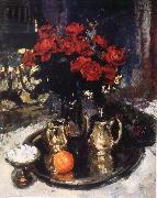 Konstantin Korovin Rose and Violet Norge oil painting reproduction